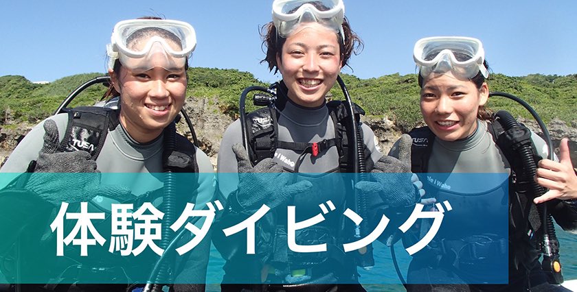 体験ダイビングバナー
